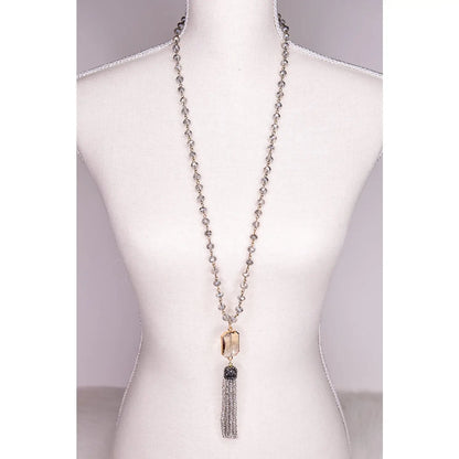 Athena Necklace in Smoke 33049