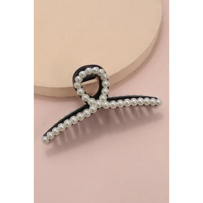 Classic Pearl Hair Claw Clips 40H738