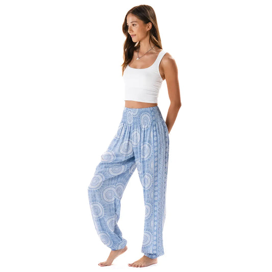 Sardinia Harem Pants with Pockets 90226