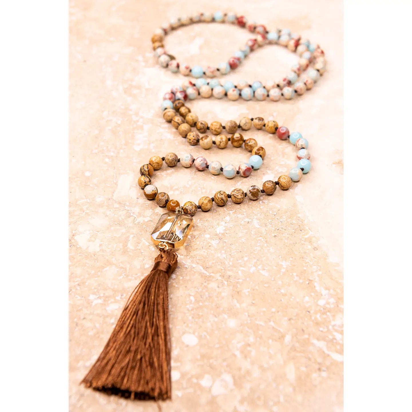 Tama Necklace Empire Beige 36162