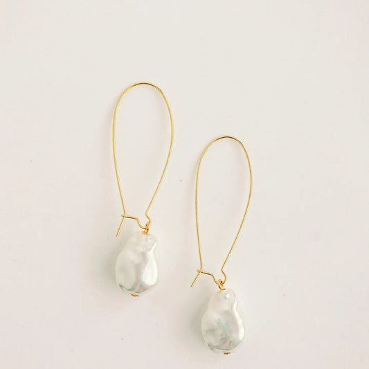 Natural Pearl Minimalist Threader Earrings SAD235