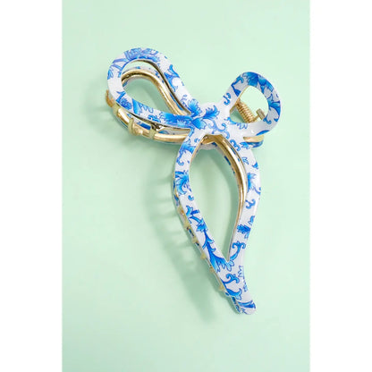 Jumbo Cellulose Casting Bow Hair Claw Clips 40H759