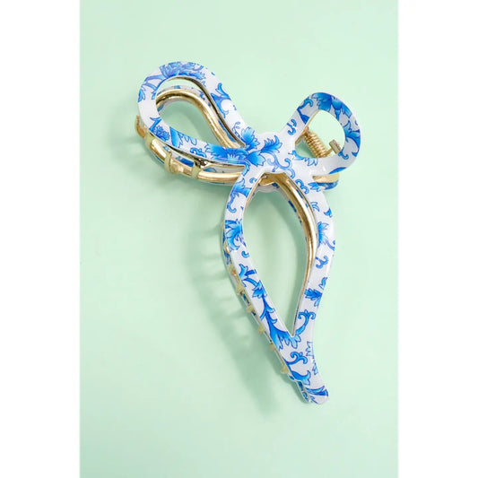 Jumbo Cellulose Casting Bow Hair Claw Clips 40H759