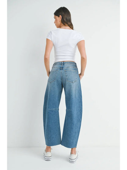Barrel Jean w/ Seams BP473J