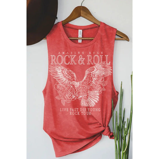 Amazing Rock N Roll Graphic Tank Top HL7669TK-1