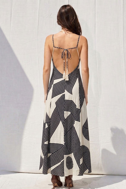 Open Back Maxi Dress IM9264