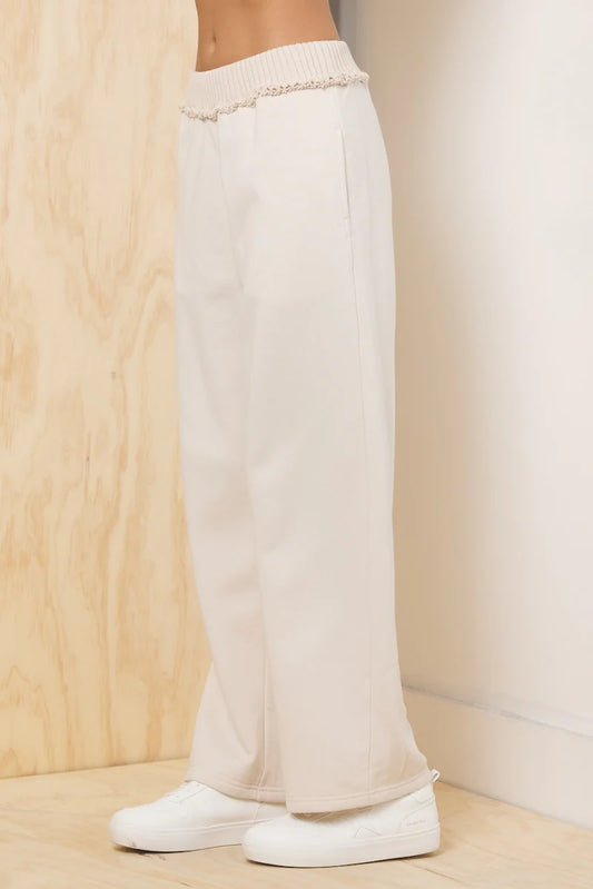 Fleece Pant with Rib Waistband B13568