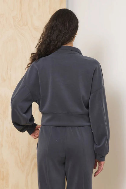 Luxe Cloud Quarter Zip B13565