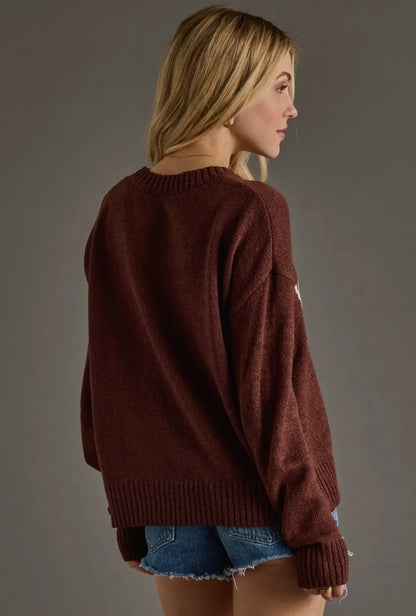 Wine Weather Lightweight Sweater CL-SW-935