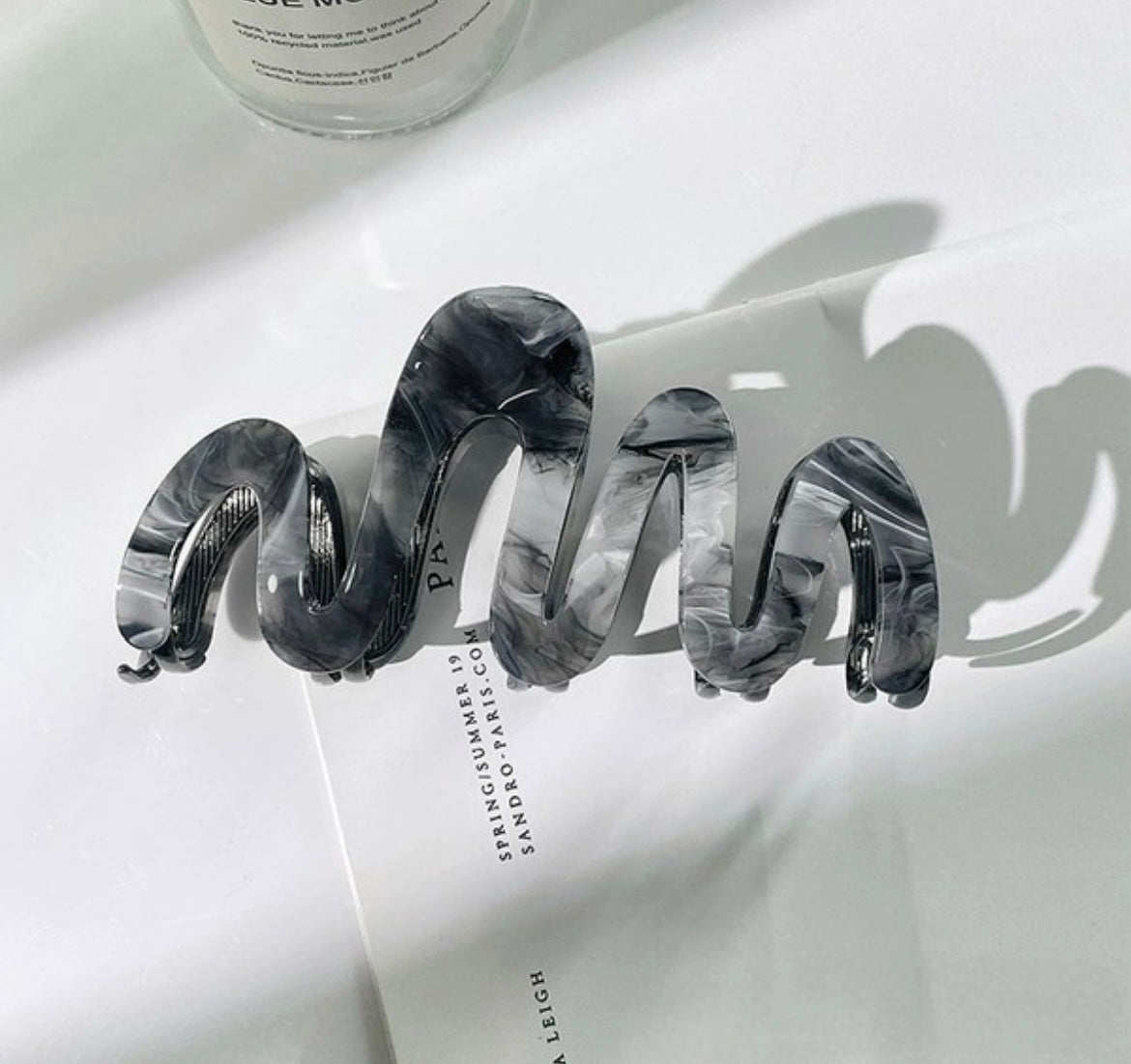 Premium Pvc Casting Hair Claw Clip 40H932