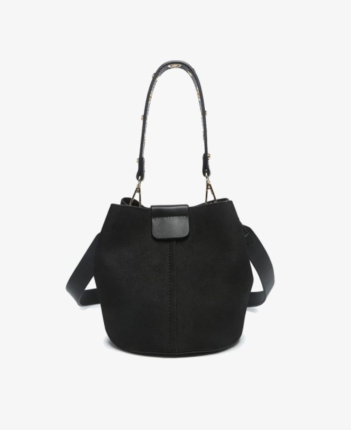 Farrah Suede Bucket Bag With Top Handle M2528SDE