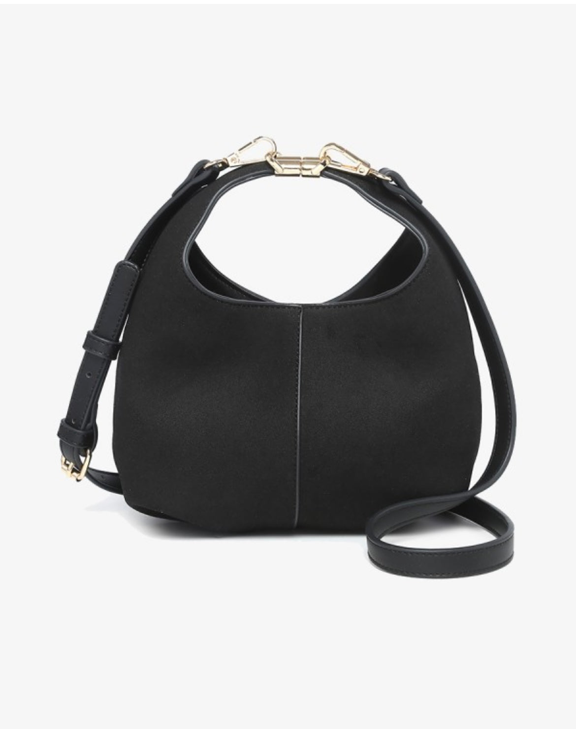 Elena Covertible Suede Crossbody Bag M2730
