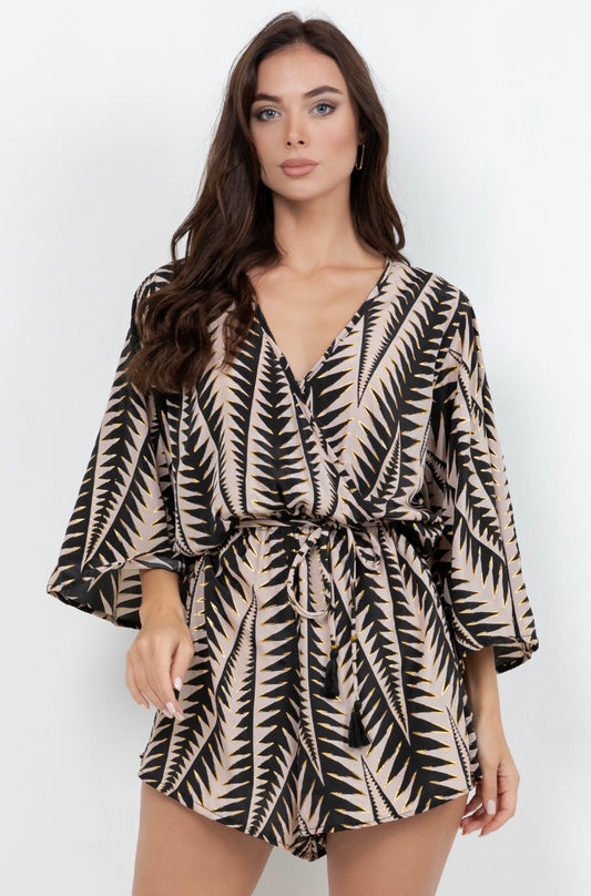 Fern Print Romper KR-65