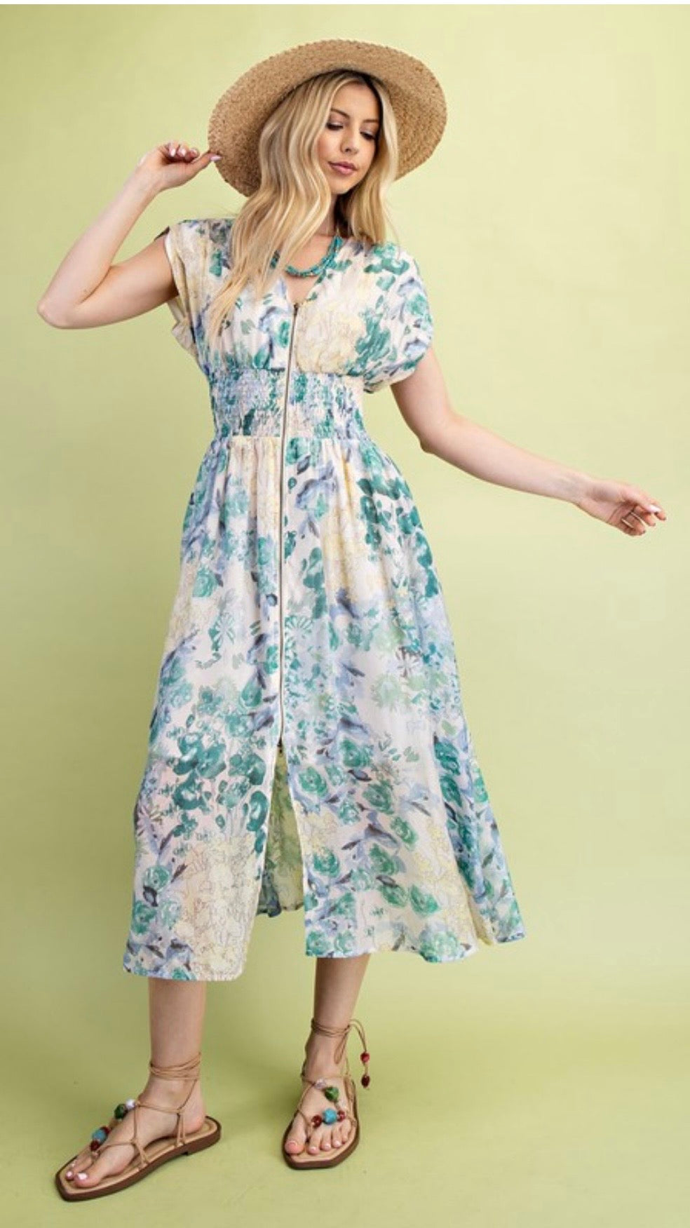 Floral Midi Dress TG1707