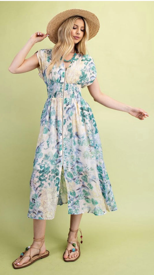 Floral Midi Dress TG1707