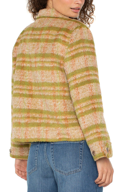 Button Front Boxy Jacket LM1C28TR02