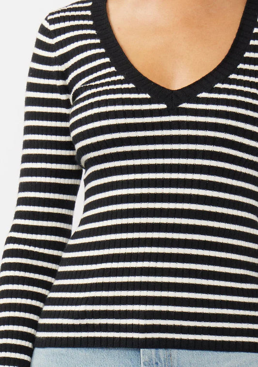 Miranda Striped Sweater I-51119K-TAK