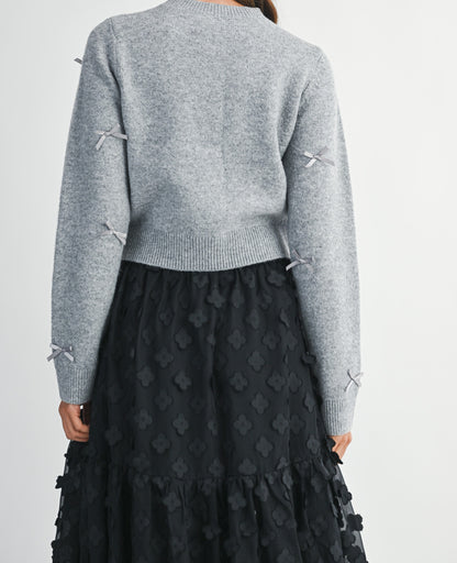 Mini Bow Cardigan Jacket MJK6569