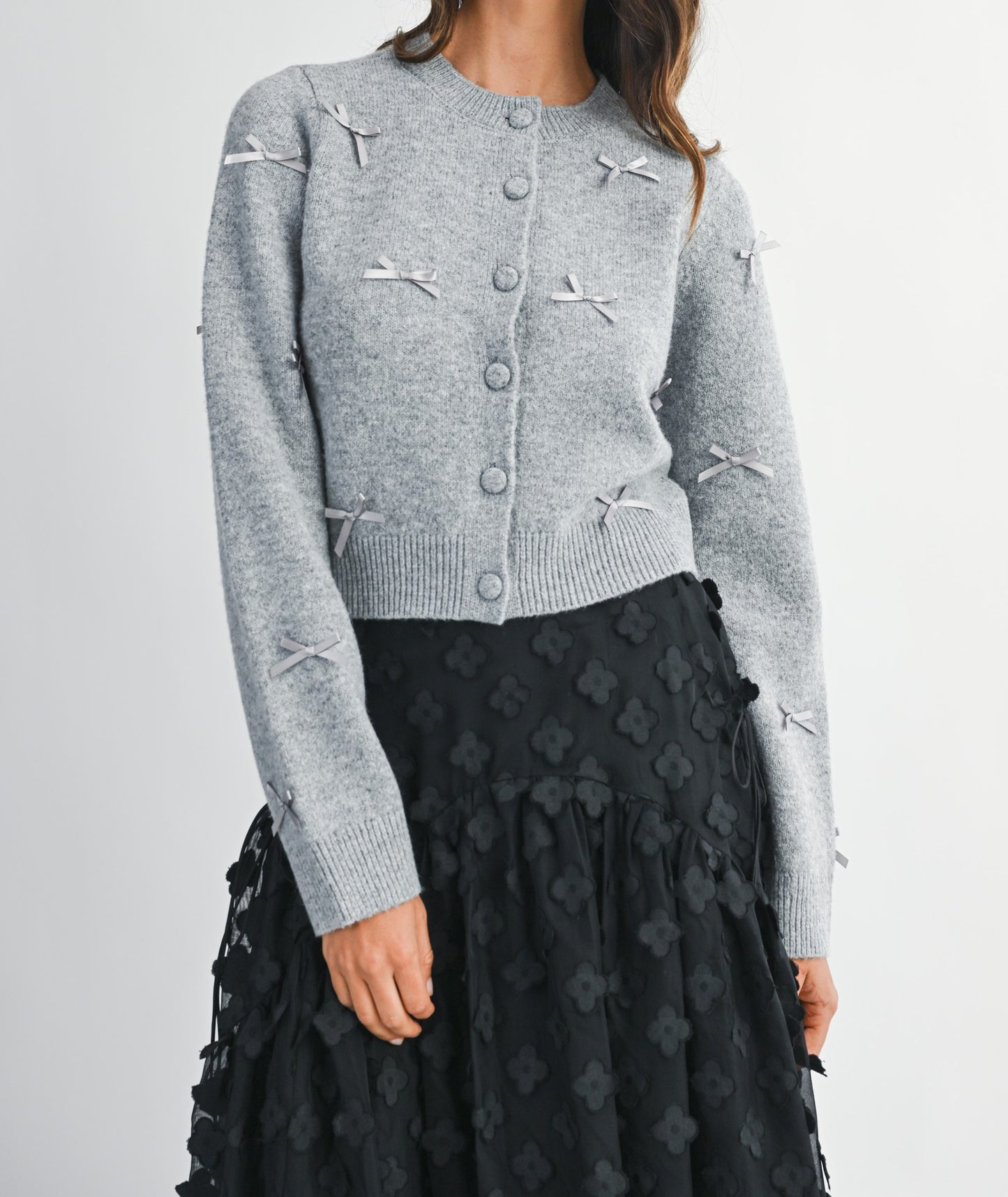 Mini Bow Cardigan Jacket MJK6569