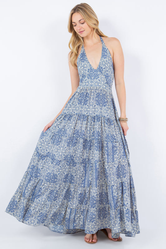 Halter Maxi Dress OW-160