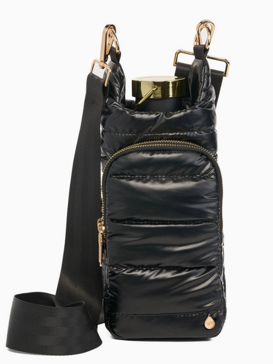 Black Shiny Hydrobag® with Gold Hardware WBB1BSG