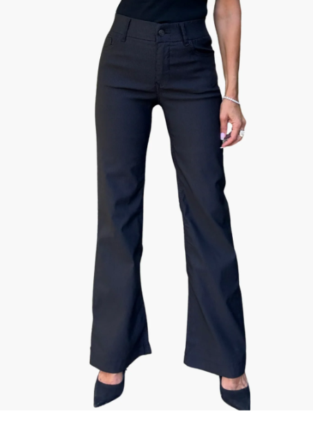 Amy Black Stripe Bevy Flog Pants