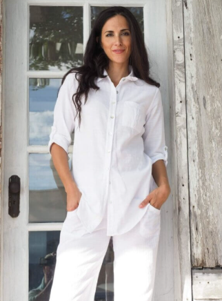 Kate Long Sleeve Button Down