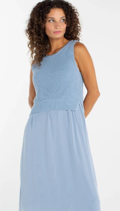 Sleeveless Crew Neck Dress LMD034ST13