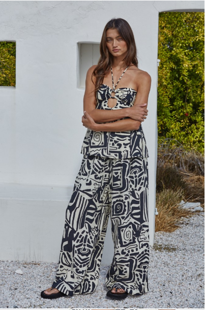 Ibiza Wide Leg Pants  L9372B