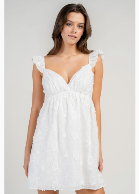 CD30836S Baby Doll Mini Dress