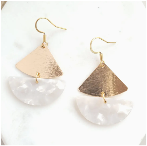 Ava Earrings - Pearl // Jewelry, Gift AVAE0214