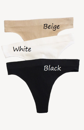 Ribbed Seamless Thong  PT1460-Ribbed