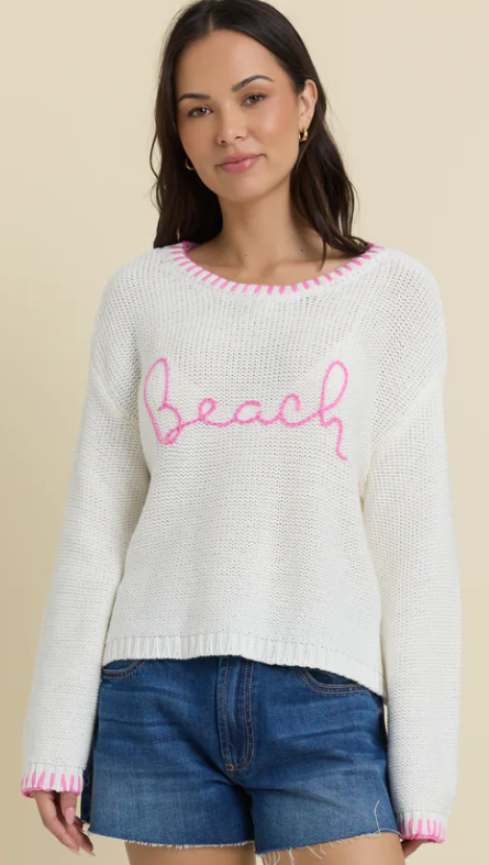 Ivory Beach Sweater B13200-IVY/P