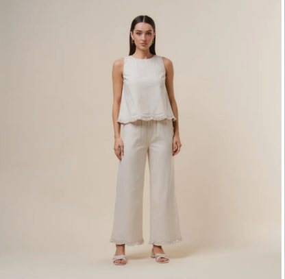 AS3257 Fringe Top & Pants Set