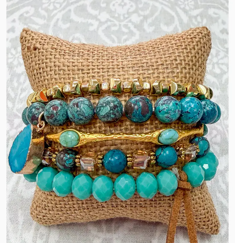 Beatrice Bracelet Stack Turquoise 71068