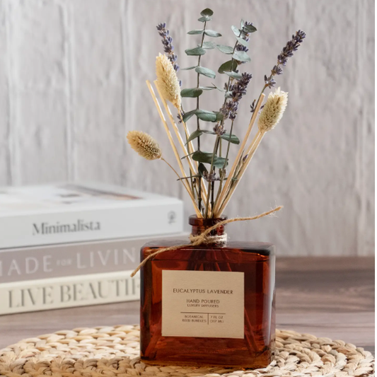 Eucalyptus Lavender Bouquet Reed Bundle Fragrance Diffuser ELBRD1