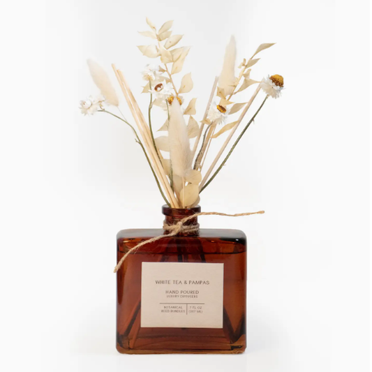 White Tea & Pampas Bouquet Reed Bundle Diffuser WTBRD1
