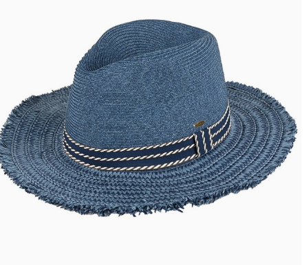 C.c Frayed Edge Panama Sun Hat  PNC0008 $13.75