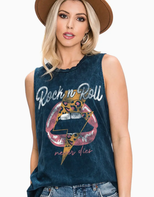 Rock and Roll Never Dies Top HL5932ATK
