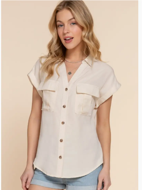 Dolman Short Slv Tencel Shirt A1G-T13802