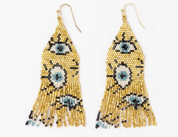 Delilah Evil Eye Earring LXER3103GO