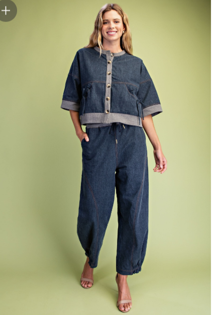 Denim Balloon Pants  TE2332