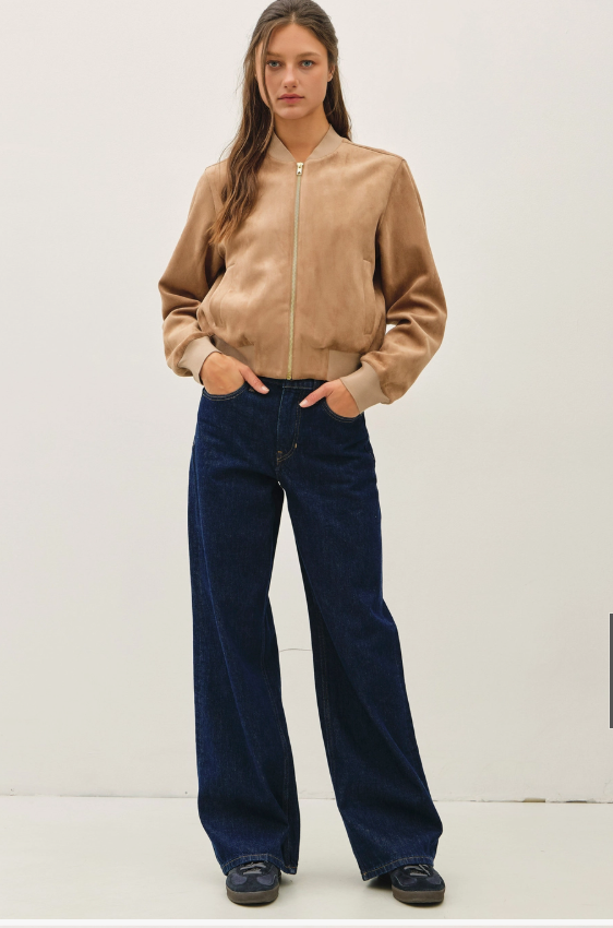 Classic Faux Suede Jacket 31618