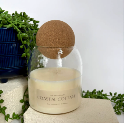 Pink Spruce Candles