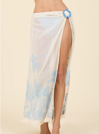 Tropical Landscape Maxi Skirt TX13699-TRP