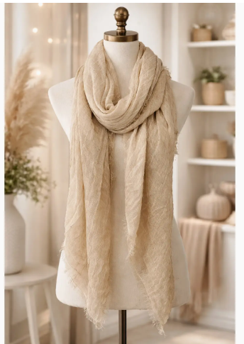 Soft Crinkle Scarf JC021053L