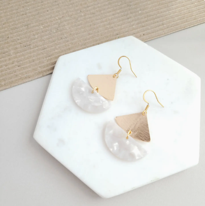 Ava Earrings - Pearl // Jewelry, Gift AVAE0214