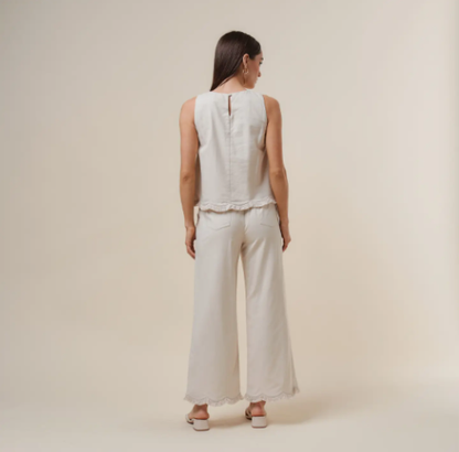 AS3257 Fringe Top & Pants Set
