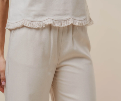 AS3257 Fringe Top & Pants Set