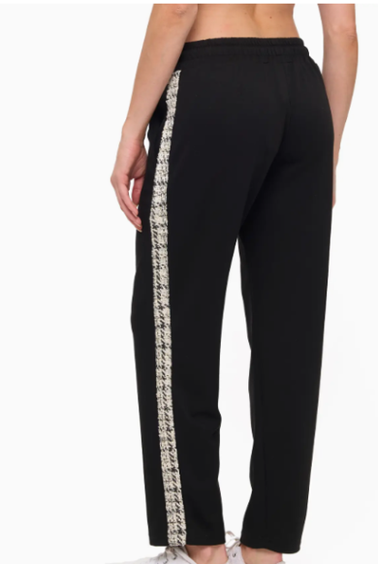 Black Striped Pant P633-TWD1